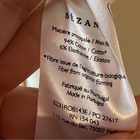 NWT Sezane Pippa Maxi Dress in Crème Size Small - Picture 8 of 13